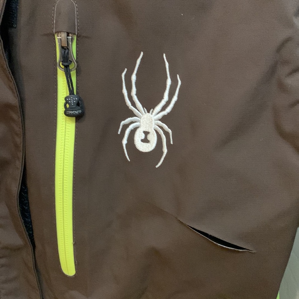 Spyder Shell Ski Jacket, Size Medium - image 2